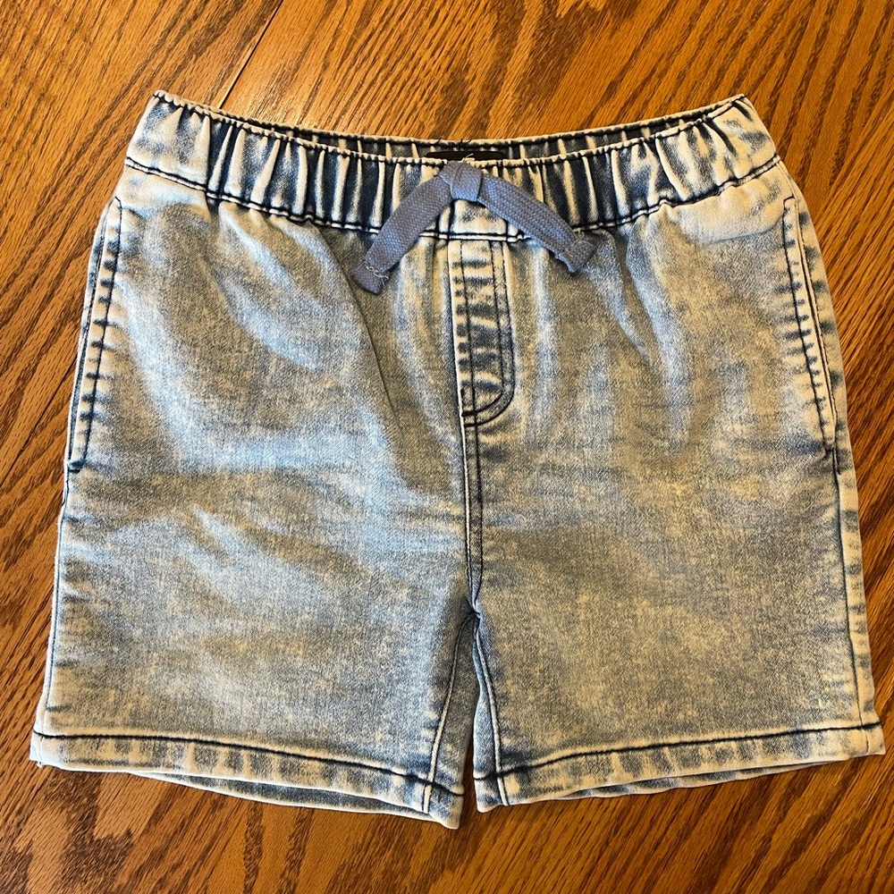 7 For All Mankind Bleached Wash Kid’s Shorts